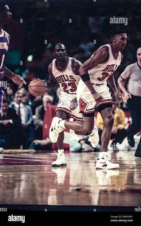 Michael Jordan, Chicago Bulls,1993 Stock Photo - Alamy