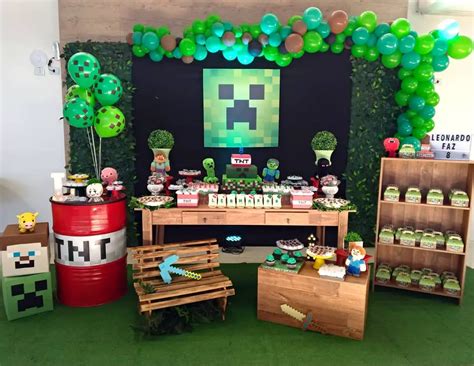 Minecraft party ideas – I Heart Kiddies Parties