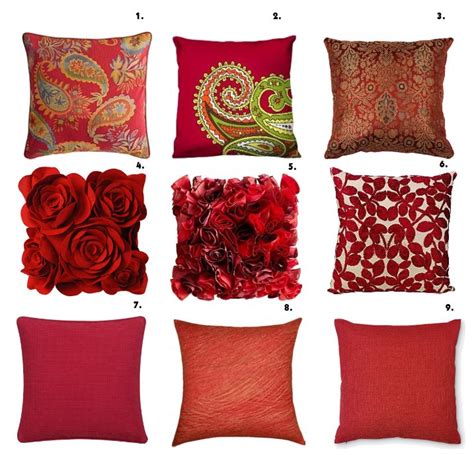 Shopping Time: Red Pillows! - How To Be Trendy