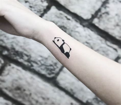 Tiny Panda tattoo by Vinicius Menoli | Post 27068