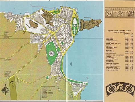 Map of Corfu | The city of Corfu (Kerkyra) on the Island of … | Flickr