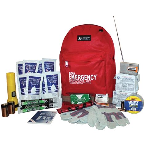 2-Person Deluxe Emergency Survival Kit in Backpack