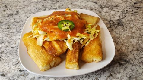 Yuca Frita Salvadoreña | Recetas de comida, Salvadoreña, Salsa de tomate