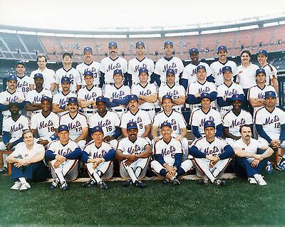 NY Mets 1986 MLB World Series Champions - 8x10 Color Team Photo | eBay