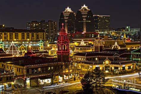 Kansas City Plaza at Christmas Photograph by Carolyn Fox - Pixels