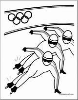 Coloring Page Olympics – Short Track Speed Skating Abcteach sketch template
