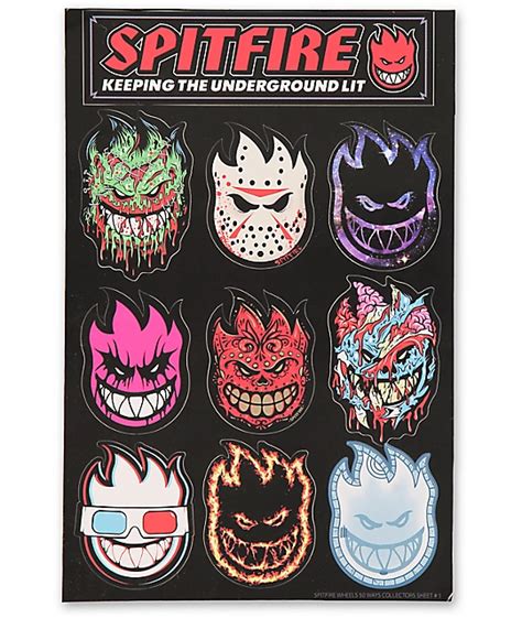 Spitfire 50 Ways Sticker Pack | Zumiez