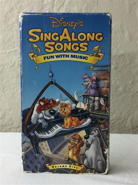 Disney Fun With Music Volume Five Sing Along Songs VHS Tape | Etsy