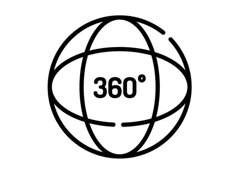 360 Degree Icon PNG vector in SVG, PDF, AI, CDR format