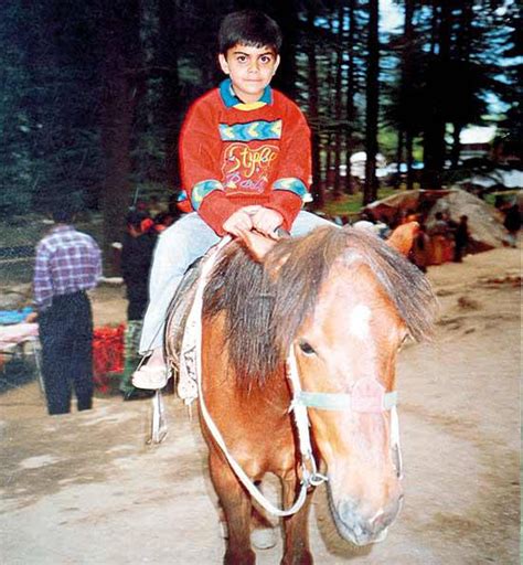 Indian Cricketer Virat Kohli Childhood Photos