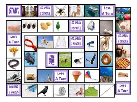 Phonics Long Vowel Sounds Photo Board Game | Teaching Resources