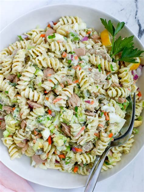 Tuna Fish Pasta Salad Recipe | Deporecipe.co