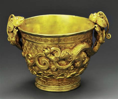 Gold pieces, Song Dynasty, excavated in Yang Jia Chi's tomb, Guizhou ...