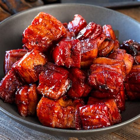 Smoked Pork Belly Burnt Ends - Chiles and Smoke