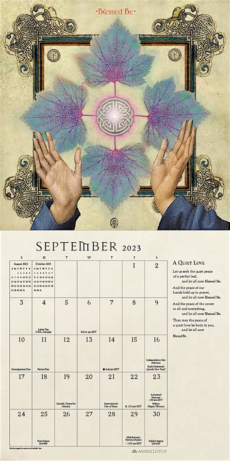 Celtic Blessings - 2023 Wall Calendar by Amber Lotus | 9781631368615 | Booktopia