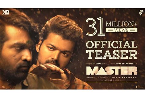 Master - Official Teaser | Thalapathy Vijay | Anirudh Ravichander | Lokesh Kanagaraj - The Statesman