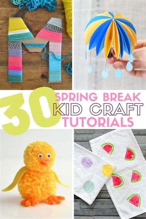 30 Fun Spring Break Crafts - The Crafty Blog Stalker