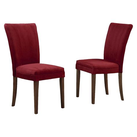 Set of 2 Elizabeth Parson Dining Chairs Cranberry Red - Inspire Q | Dining chairs, Parsons ...