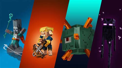 #Minecraft Minecraft Dungeons Piglin (Minecraft) Enderman (Minecraft) Guardian (Minecraft) Wind ...