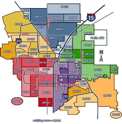 Printable Las Vegas Zip Code Map