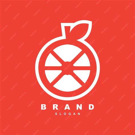 Premium Vector | Orange citrus logo design vector