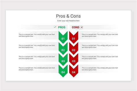 Pros And Cons Template Powerpoint - prntbl.concejomunicipaldechinu.gov.co