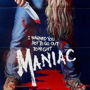 MANIAC Movie Poster Horror Slasher Gore - Etsy