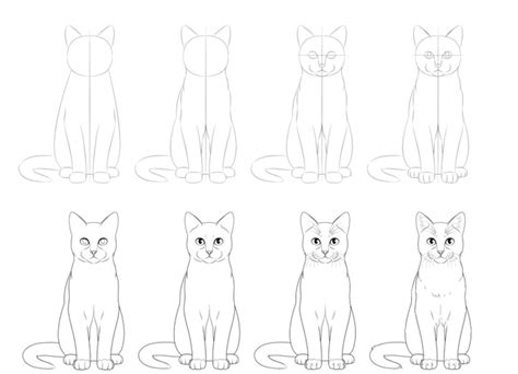 How to Draw a Realistic Cat Step-by-step | Domestika