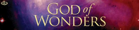 God of Wonders - Introduction