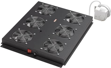 Digitus DN-19 FAN-6-SRV-B 19 inch 6 x Server rack cabinet fan 1 HE ...