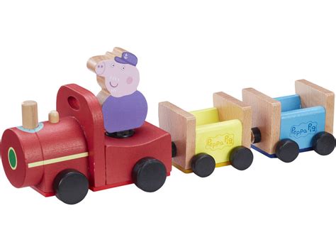 Acheter Peppa Pig Train en bois de grand-père cochon Bandai CO07210 ...