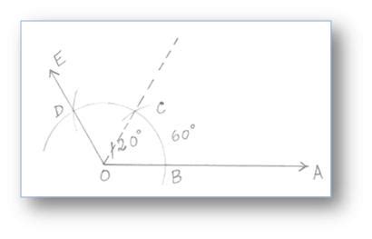 Constructing A 120 Degree Angle