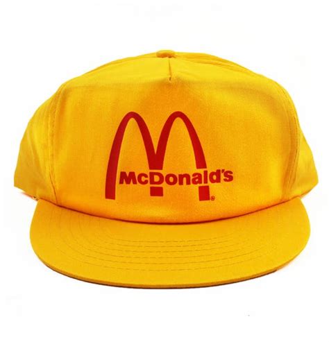 Vintage McDonalds Snapback Hat Cap NEW | Etsy