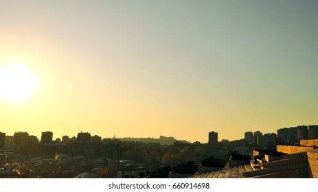 Man Watching Sunset Cascades Stairs Yerevan Stock Photo 660914698 ...