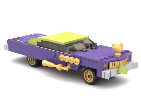 LEGO MOC Joker's Lowrider (7studs Wide Car) by BricksFeeder | Rebrickable - Build with LEGO