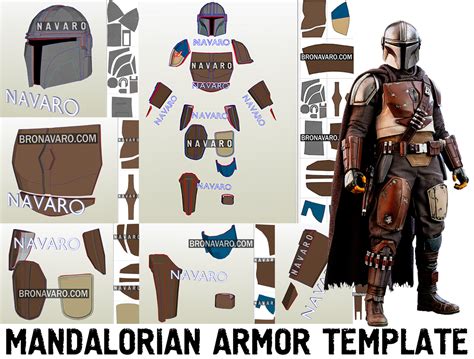 MANDALORIAN Armor (Foam Template) | Mandalorian Armor Pepakura – NAVARO