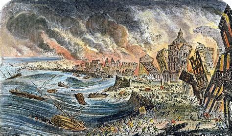 Lisbon Earthquake, 1755 by Granger