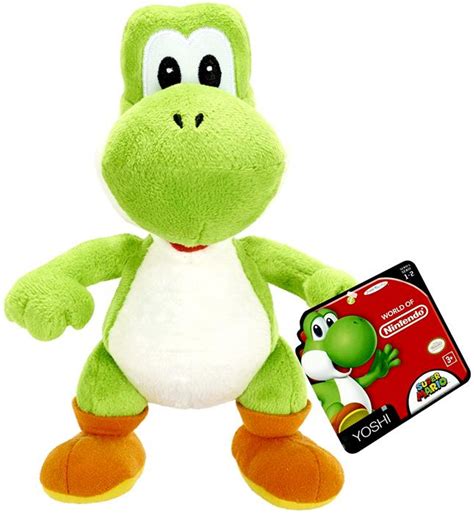 World of Nintendo Super Mario Green Yoshi 7 Plush Jakks Pacific - ToyWiz