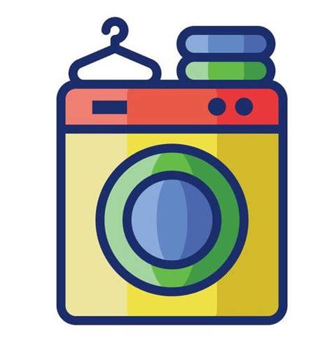 Laundry cartoon vector free download