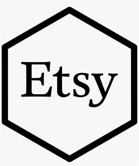 Etsy Shop - Etsy Icon Black And White PNG Image | Transparent PNG Free ...