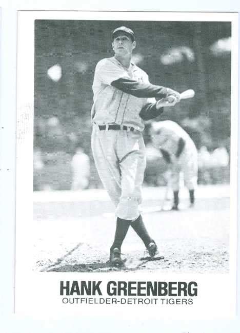 Hank Greenberg baseball card 1979 TCMA #82 (Detroit Tigers)