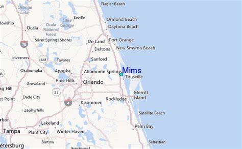 Mims Tide Station Location Guide