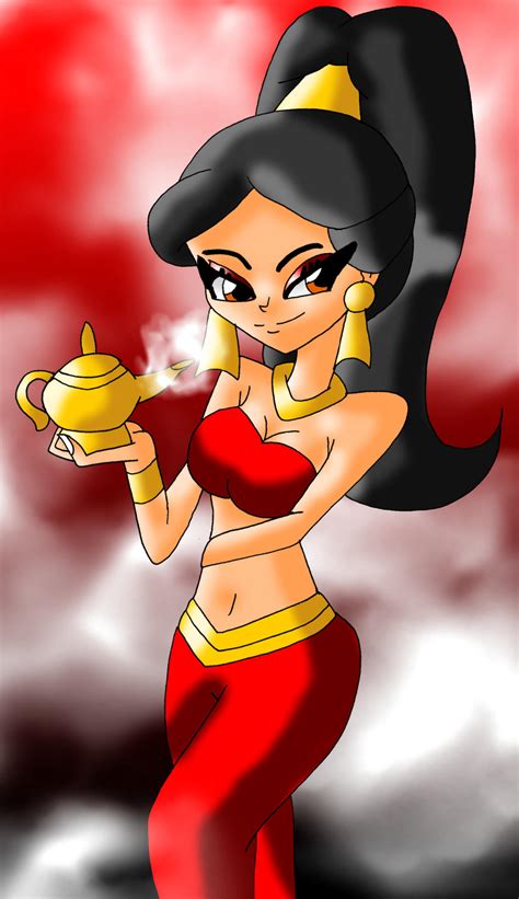 Genie Jasmine Wanna Wish by David3X on DeviantArt