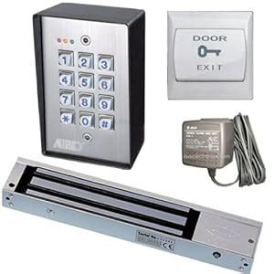 Amazon.com: Waterproof Digital Keypad Door Entry Set with 600Lbs Magnetic Lock: Home Improvement