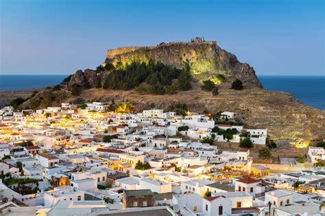 Lindos on the Greek Island of Rhodes