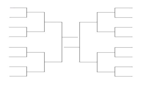 Printable 16 Team Bracket