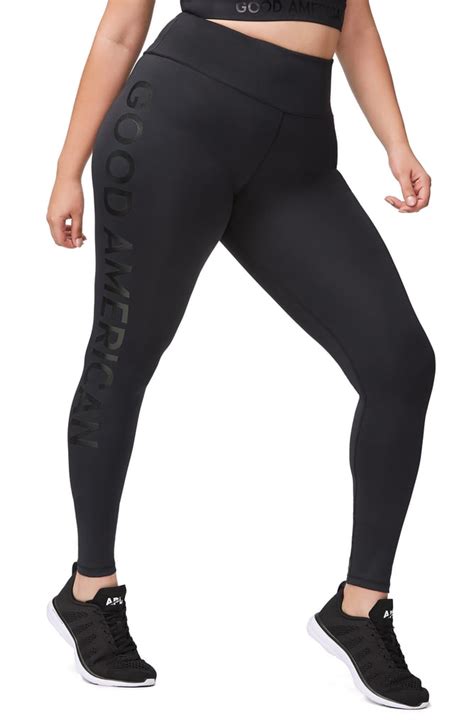 Reflective High-Waist Leggings | Good American Activewear Launch ...