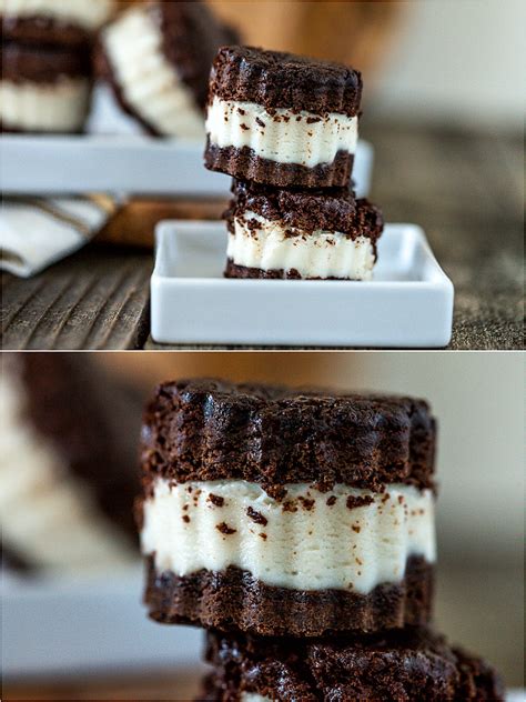 Brownie Ice Cream Sandwiches