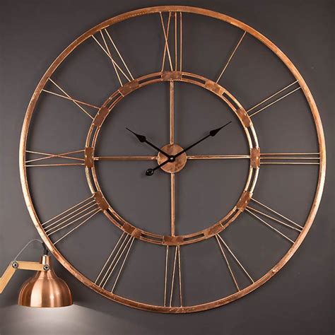 Copper Wall Decor Clock