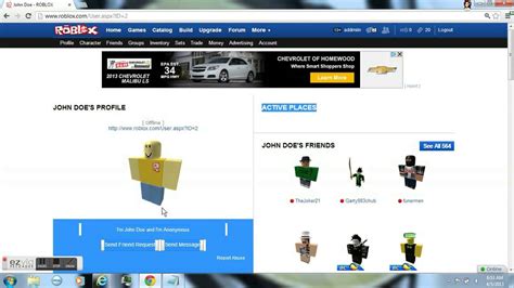 Roblox Profile John Doe - Cash Rbx